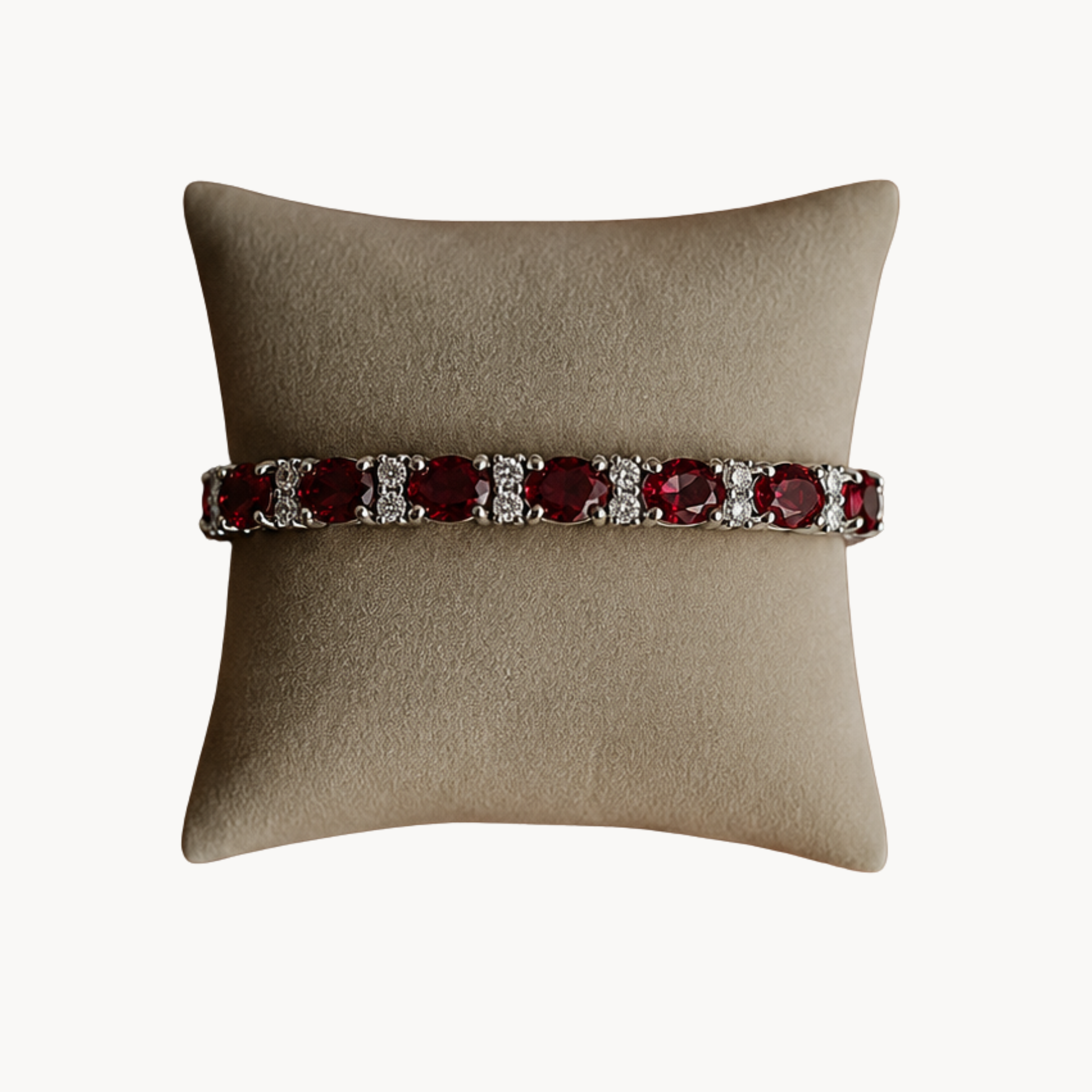 MAROON TENNIS BRACELET