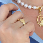 ANILLO AMOR INFINITO - DORADO