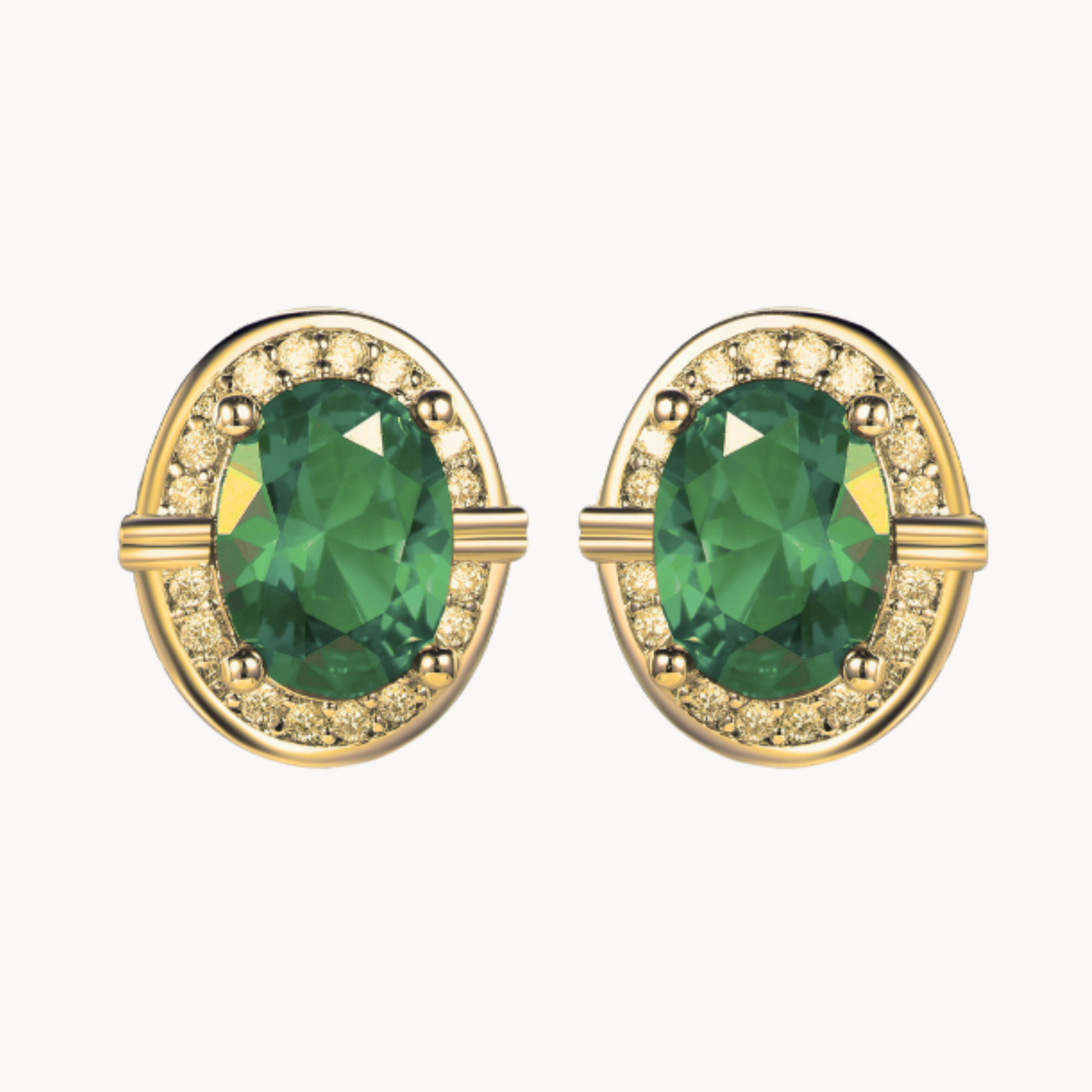 EMERALD STUDS